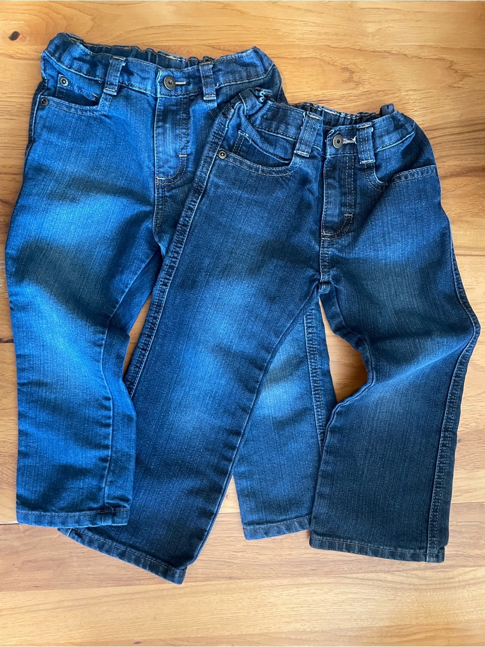 Wrangler Toddler 4t Blue Denim Jeans - Set of 2